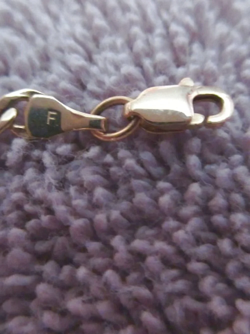 10K Solid Gold Mariner Anchor Anklet Chain 10